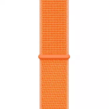 Crong Nylon Sport Loop, skirta Apple Watch 38/40/41/42 mm, oranžinė