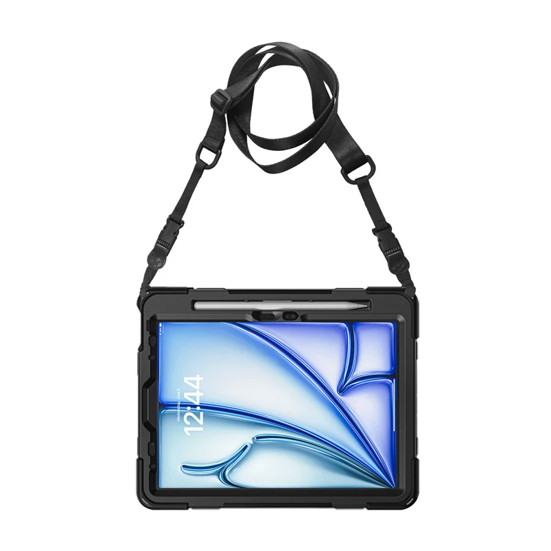 Crong Defender Plus Case for iPad Air 11 inch M3 (2025) / M2 (2024) Black