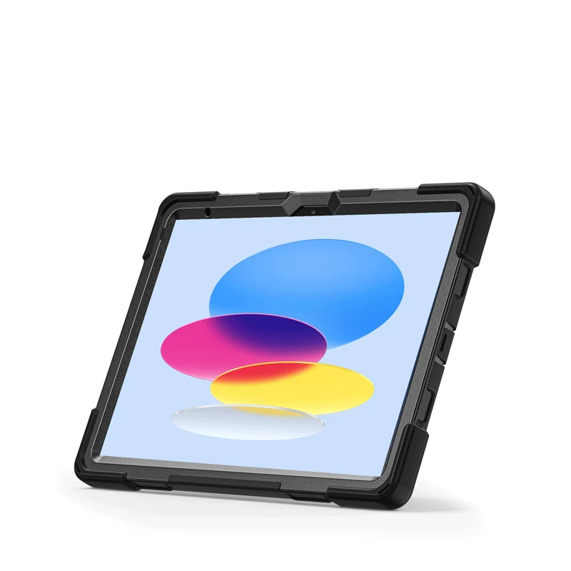 Crong Defender Plus apsauginis dėklas, skirtas iPad 11 A16 (2025) / 10,9 inch (2022), juodas