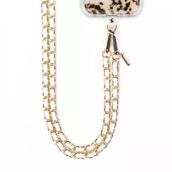 Crong Phone Crossbody – Lanyard Strap for Phone (White Twist)