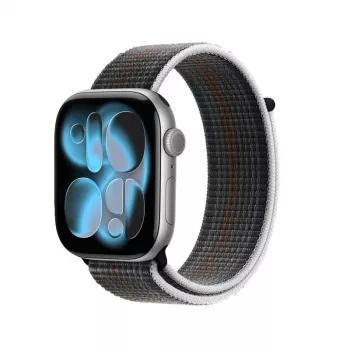 Crong Nylon Sport Loop, skirta Apple Watch 38/40/41/42 mm (Midnight Run)