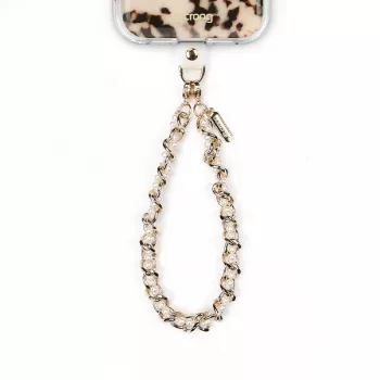 Crong Phone Charm Pearl Twist – elegantiškas raktų pakabukas telefono dėklui