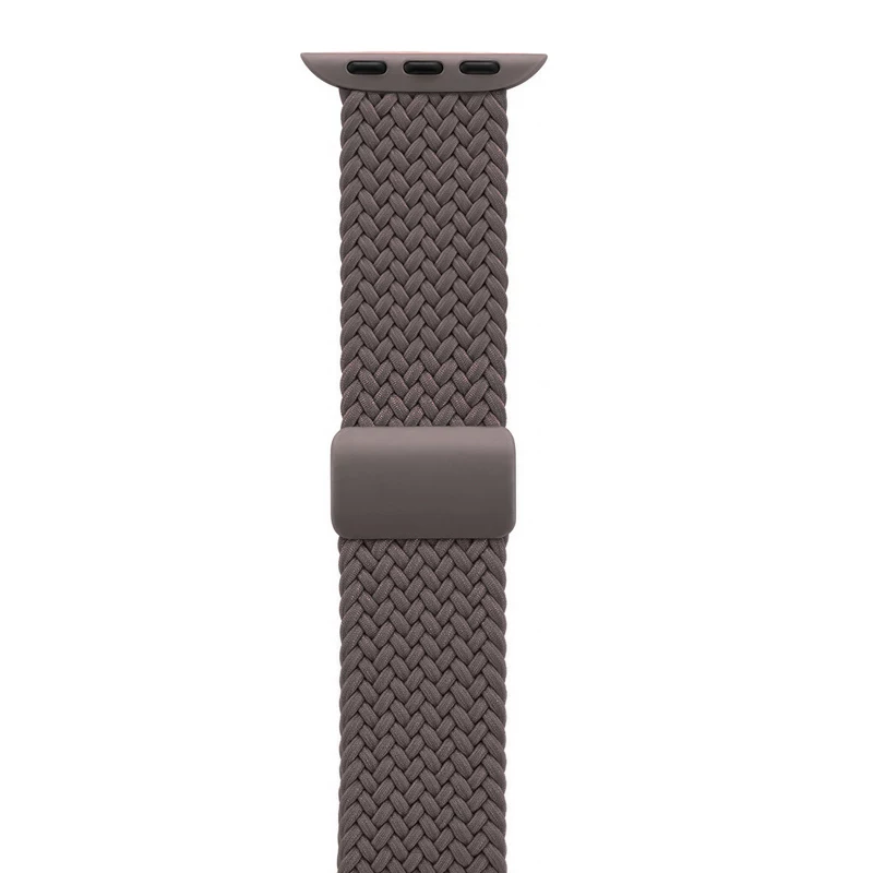 Crong Wave Band Braided Nylon Strap for Apple Watch 38/40/41/42 mm Brown