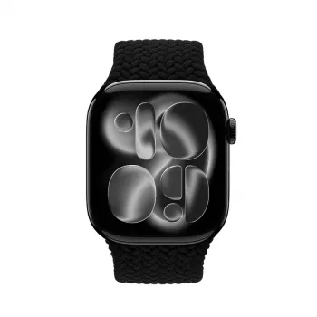 Crong Wave Band Braided Strap, Apple Watch 38/40/41/42 mm (Juoda)