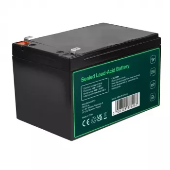 Greencell AGM VRLA 12V 12Ah Priežiūros Nereikalaujanti Baterija Kasos Aparatams, Žaislams, Kameroms (152x99x100mm)
