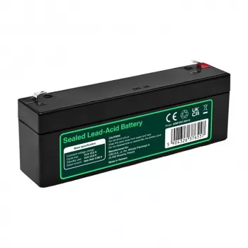 Greencell AGM VRLA 12V 2.5Ah priežiūros nereikalaujantis akumuliatorius kasos aparatams, žaislams (178x36x66mm)