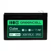 Greencell AGM VRLA 12V 12Ah Priežiūros Nereikalaujanti Baterija Kasos Aparatams, Žaislams, Kameroms (151x98.5x95mm)