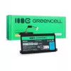 Green Cell Akumuliatorius, skirta ASUS C31N1912 / B31N1912, 3 elementai, 42 Wh, 11,55 V, Li-ion polimeras, juoda