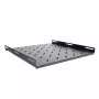 RACKTEL RL-P800S 1U 19 colių fiksuota lentyna 800 mm gylio, 80 kg talpa, juoda