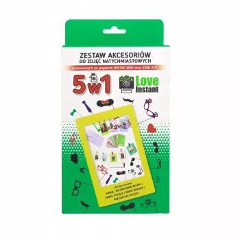 LOVEINSTANT 5-in-1 Aksesuarų rinkinys, skirtas Fujifilm Instax Mini 40, 11, 9, 8, 7s, Evo, LiPlay, 90, 70