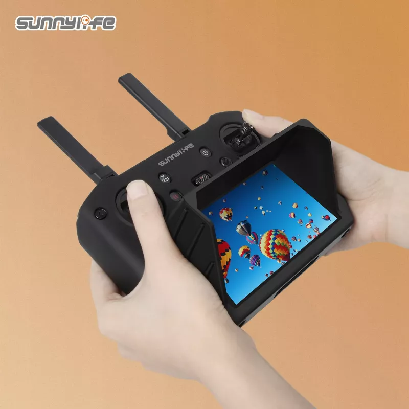 SUNNYLIFE Saulės skydelis DJI RC Pro nuotolinio valdymo pultui – sulankstomas magnetinis PU odinis gaubtas
