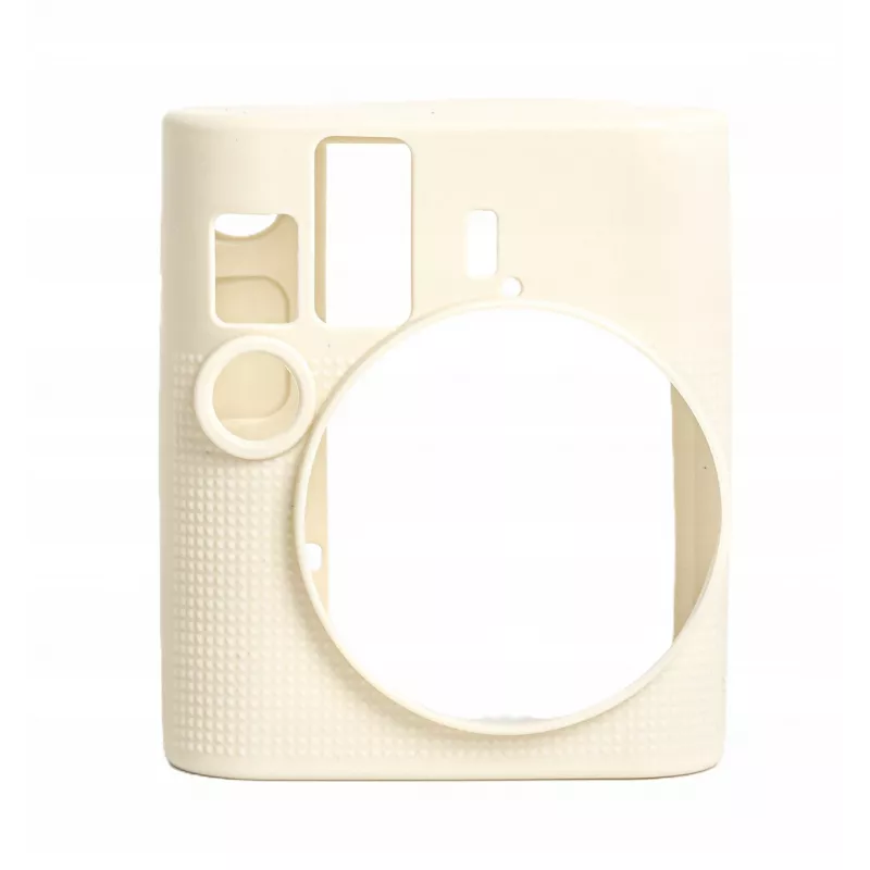 LOVEINSTANT Silicone Protective Case, Fujifilm Instax Mini 41 – White/Beige