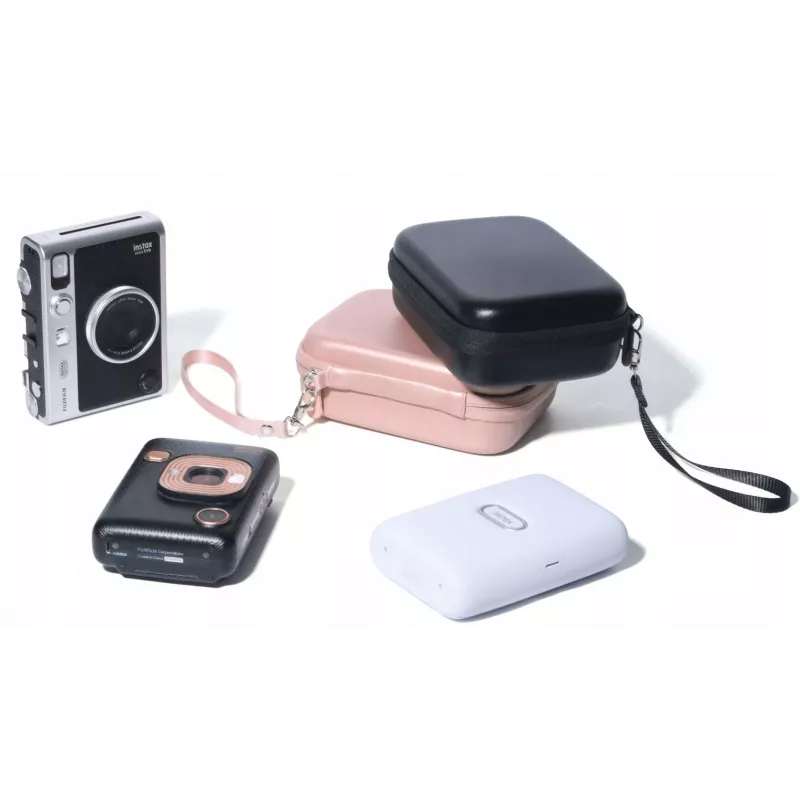 LOVEINSTANT Apsauginis dėklas, skirtas Fujifilm Instax Mini Evo / Mini LiPlay / Mini Link – juodas