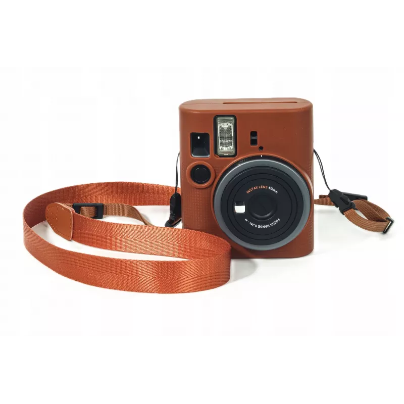 LOVEINSTANT Silicone Protective Case for Fujifilm Instax Mini 41 - Brown