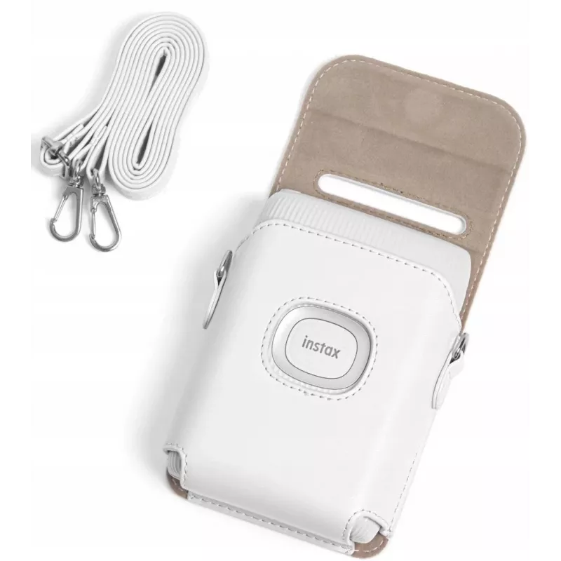 LOVEINSTANT Apsauginis dėklas, skirtas Fujifilm Instax Mini Link 2 – baltas