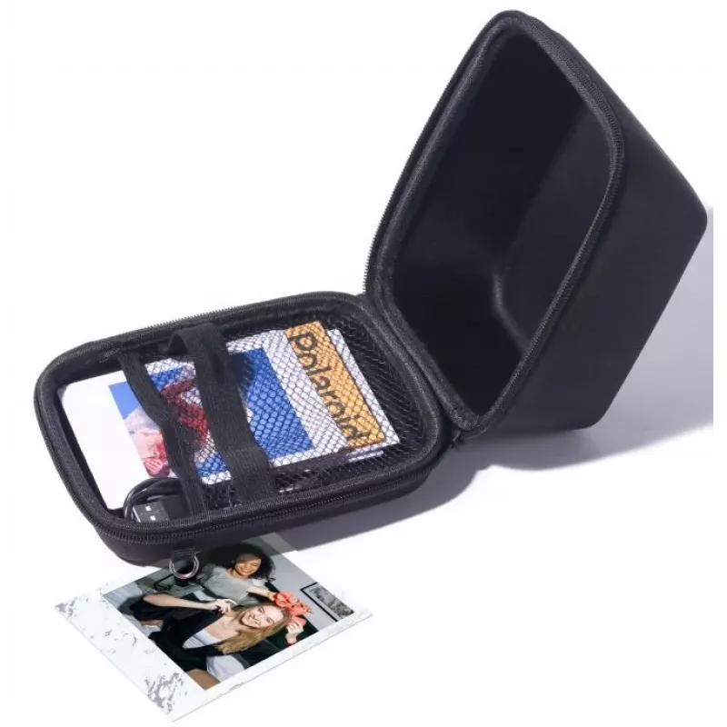 LOVEINSTANT Nešiojimo dėklas, skirtas Polaroid Now, Now+, OneStep 2 VF, OneStep+ - Juodas