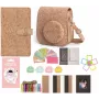 LOVEINSTANT 8-in-1 Aksesuarų rinkinys, skirtas Fujifilm Instax Mini 11 – kamštienos