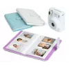 LOVEINSTANT Fotoalbumas, skirtas Fujifilm Instax Mini / Xiaomi / Polaroid / Canon / HP / Kodak – Baltas, siuvinėtas