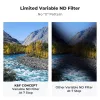 KF X Fader kintamo tankio ND filtras 40,5 mm ND8-ND128 pilkas