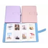 LOVEINSTANT Fotoalbumas 256 nuotraukoms, skirtas Fujifilm Instax Mini 40 12 11 9 8 7 Evo Liplay Link - Pink Flash