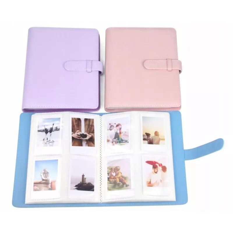 LOVEINSTANT fotoalbumas 256 nuotraukų, skirtas Fujifilm Instax Mini 40 12 11 9 8 7 Evo Liplay Link / sidabrinis blizgutis