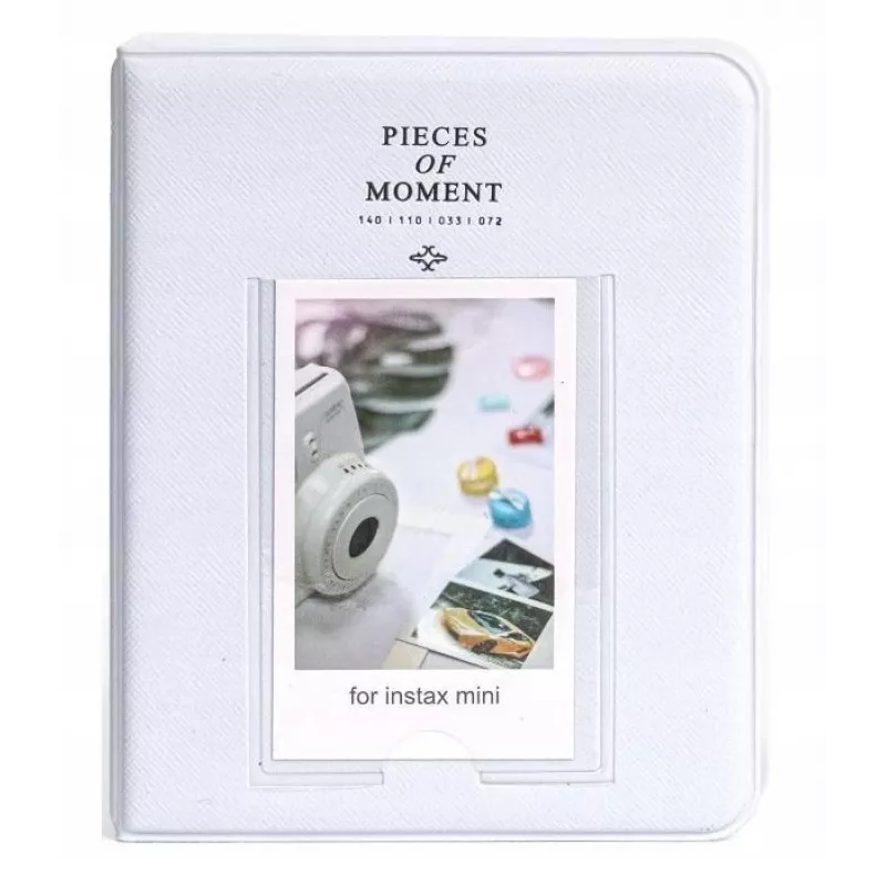 LOVEINSTANT 8-in-1 priedų rinkinys, skirtas Fujifilm Instax Mini 12 – balta