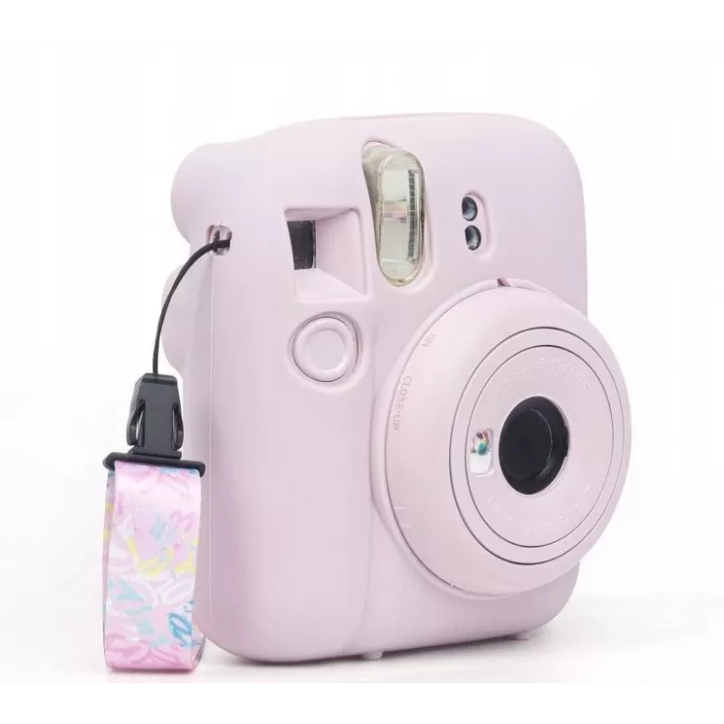LOVEINSTANT Silicone Protective Case for Fujifilm Instax Mini 12 - Pink
