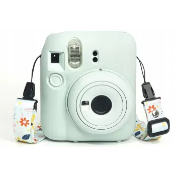 LOVEINSTANT Silikoninis apsauginis dėklas, skirtas Fujifilm Instax Mini 12 – žalias