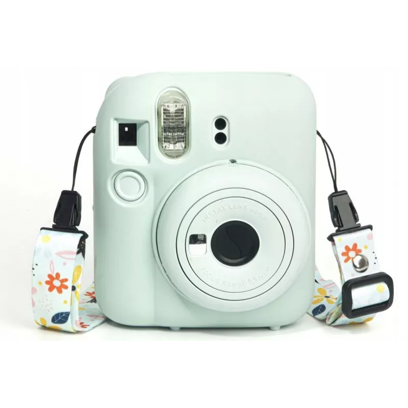 LOVEINSTANT Silikoninis apsauginis dėklas, skirtas Fujifilm Instax Mini 12 – žalias