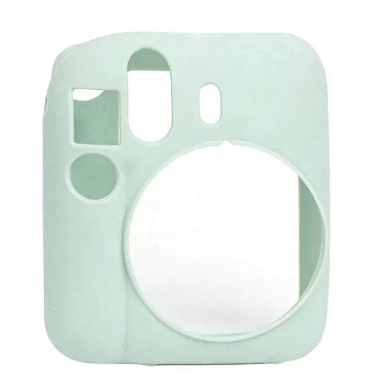 LOVEINSTANT Silikoninis apsauginis dėklas, skirtas Fujifilm Instax Mini 12 – žalias