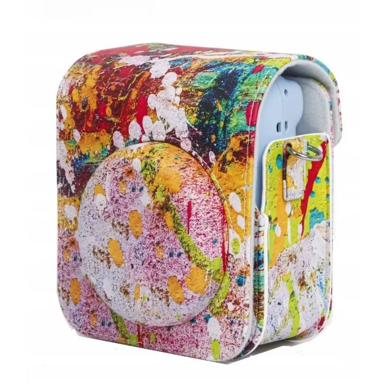 LOVEINSTANT Case Cover Pouch, skirta Fujifilm Instax Mini 12, Colorful Spots