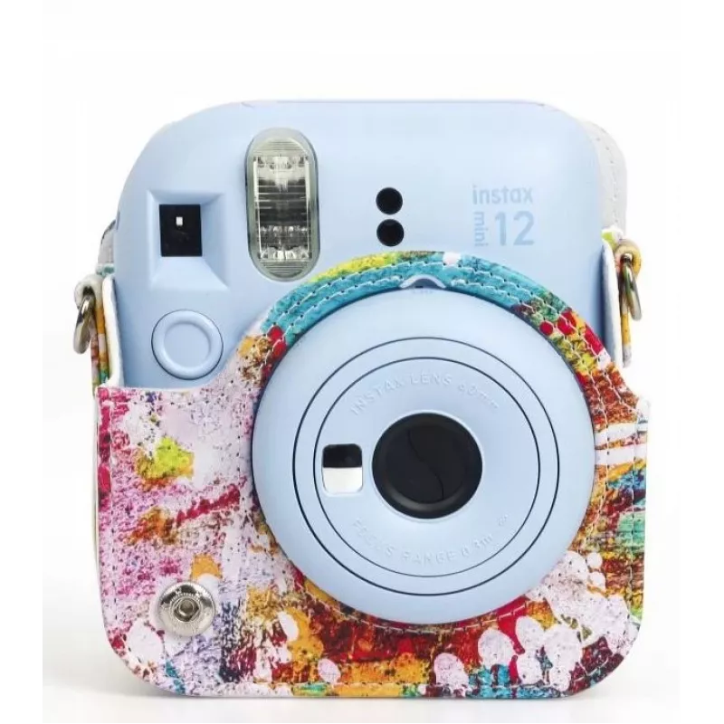LOVEINSTANT Case Cover Pouch, skirta Fujifilm Instax Mini 12, Colorful Spots