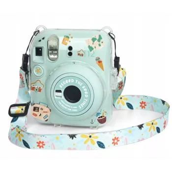 LOVEINSTANT Dėklas, skirtas Fujifilm Instax Mini 12, su lipdukais / Holiday Time