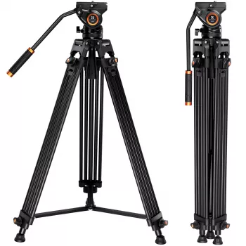 KF Professional Video Tripod su Fluid Drag Galvute KF09.121