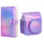 LOVEINSTANT Case Cover for Fujifilm Instax Mini 12 + Photo Album for 96 Photos / Sparkle Purple