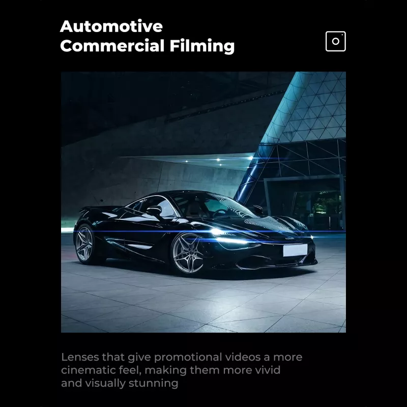 K&F Concept Nano-X Blue Streak Anamorphic Effect Filter 55mm