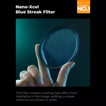 K&F Nano-X MRC Blue Streak Anamorphic Effect Filter 77mm