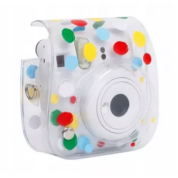 LOVEINSTANT Dėklas Fujifilm Instax Mini 12 - Spalvoti taškeliai