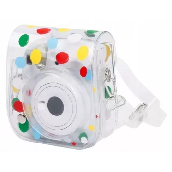 LOVEINSTANT Dėklas Fujifilm Instax Mini 12 - Spalvoti taškeliai