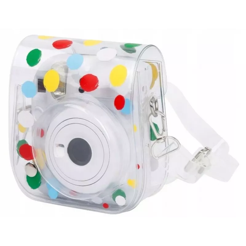 LOVEINSTANT Dėklas Fujifilm Instax Mini 12 - Spalvoti taškeliai