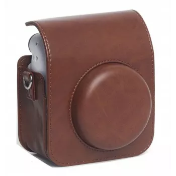 LOVEINSTANT Protective Case Shoulder Bag for Fujifilm Instax Mini 12 - Brown