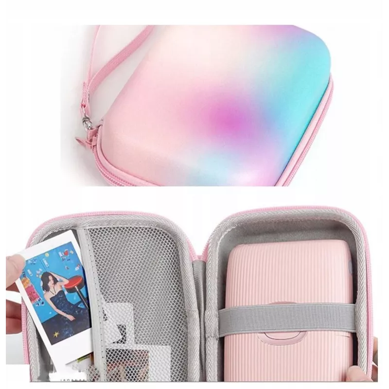 LOVEINSTANT Apsauginis dėklas, skirtas Fujifilm Instax Mini Evo / Liplay / Square SQ Link / Link 2 SE, įvairiaspalvis ombre