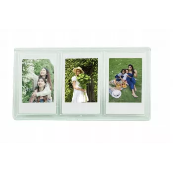 LOVEINSTANT Stovas 3 nuotraukoms, skirtas Zink / Fuji Instax Mini fotoaparatams – žalias