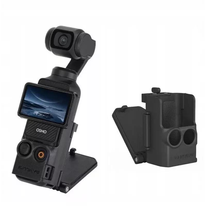 SUNNYLIFE Magnetinis laikiklis, skirtas DJI Osmo Pocket 3 – vertikalus ir horizontalus – juodas