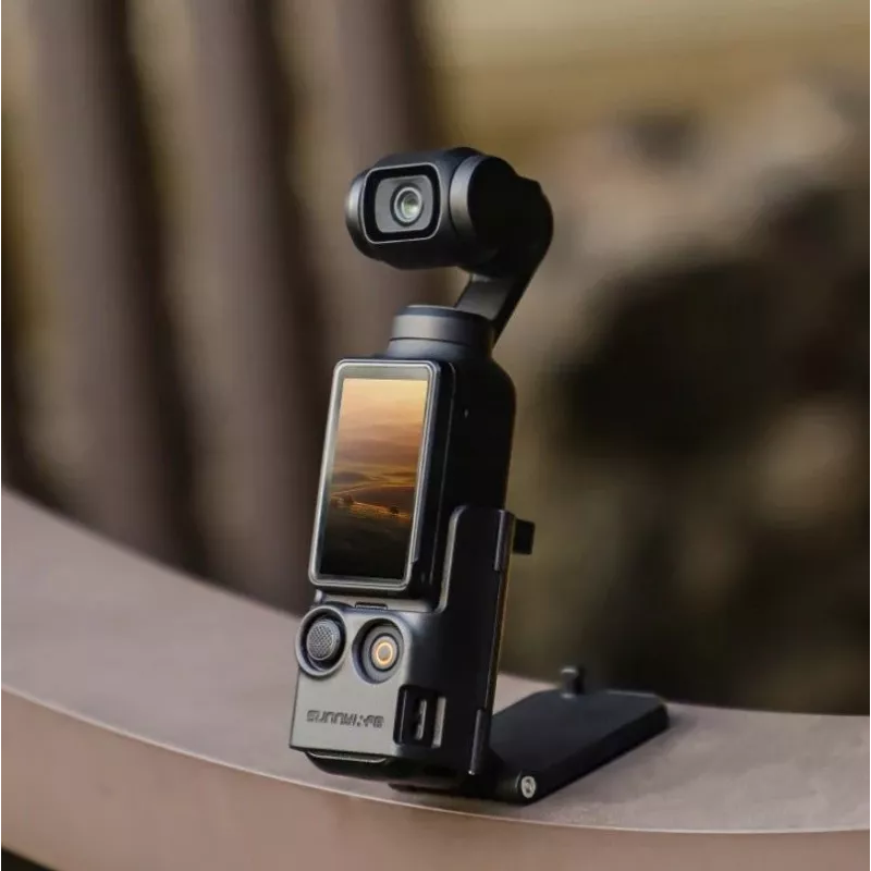SUNNYLIFE Magnetinis laikiklis, skirtas DJI Osmo Pocket 3 – vertikalus ir horizontalus – juodas