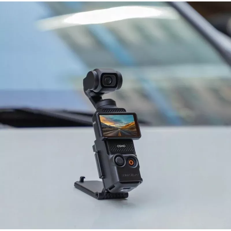 SUNNYLIFE Magnetinis laikiklis, skirtas DJI Osmo Pocket 3 – vertikalus ir horizontalus – juodas