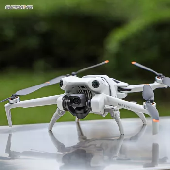 SUNNYLIFE Prailginimo kojelės DJI Mini 4 Pro - aukštis padidėja 30 mm, greitas užsegimas, neslystančios pagalvėlės (pilka) N4P-LG700