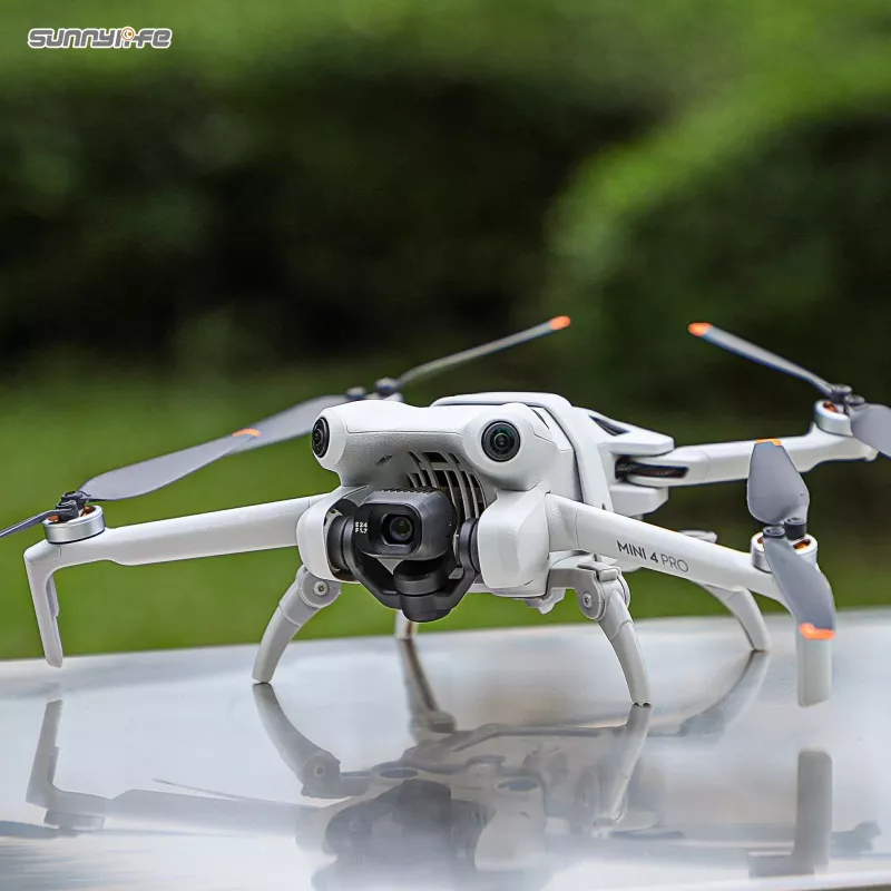 SUNNYLIFE Prailginimo kojelės DJI Mini 4 Pro - aukštis padidėja 30 mm, greitas užsegimas, neslystančios pagalvėlės (pilka) N4P-LG700