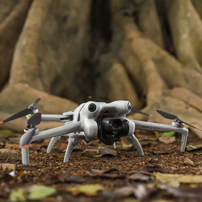 SUNNYLIFE Prailginimo kojelės DJI Mini 4 Pro - aukštis padidėja 30 mm, greitas užsegimas, neslystančios pagalvėlės (pilka) N4P-LG700
