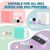 Phomemo Color Thermal Paper Rolls 53mm x 6.5m 3-Pack for T02 M02 PRO M03 M04S